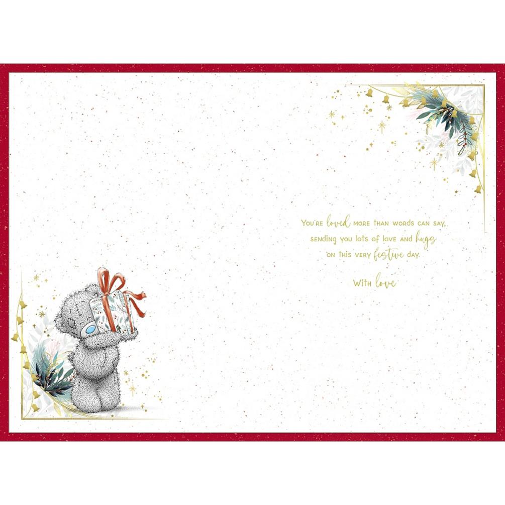 Lovely Daughter Verse Me to You Bear Christmas Card Extra Image 1